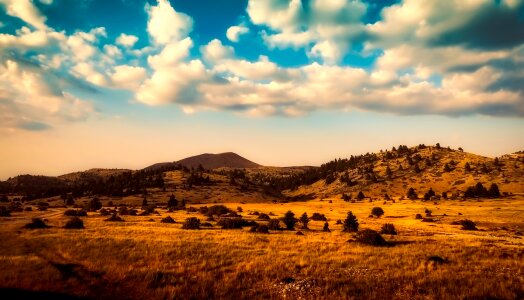 Clouds landscape nature