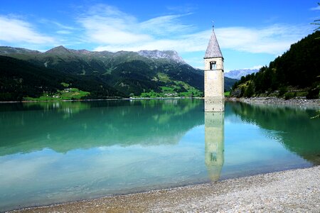 Adige lake italy photo