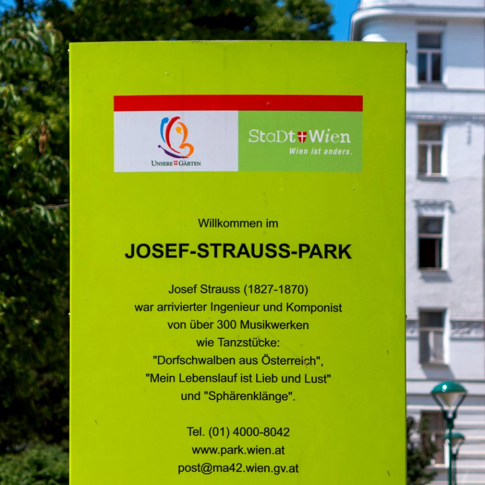 Wien 12 Josef-Strauss-Park f