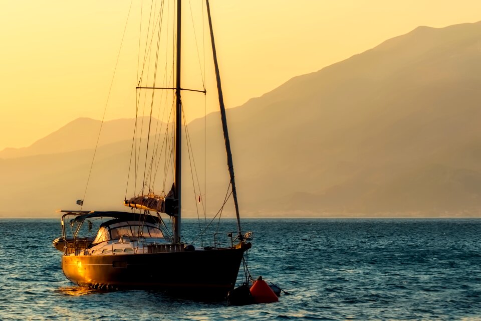 Recreation sunrise mountains