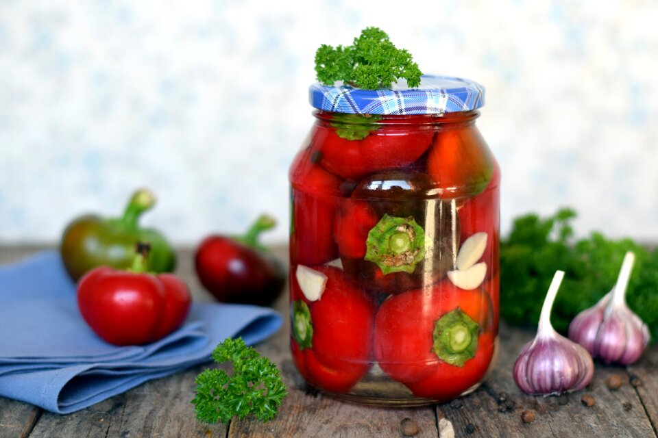 Pickled peppers pepper ratunda rotunda for the winter
