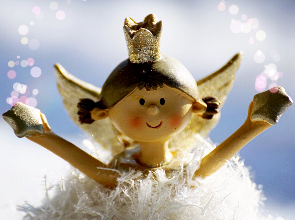 Figure wing greeting card
