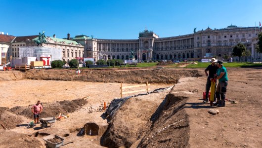 Wien 01 Heldenplatz Baustelle d