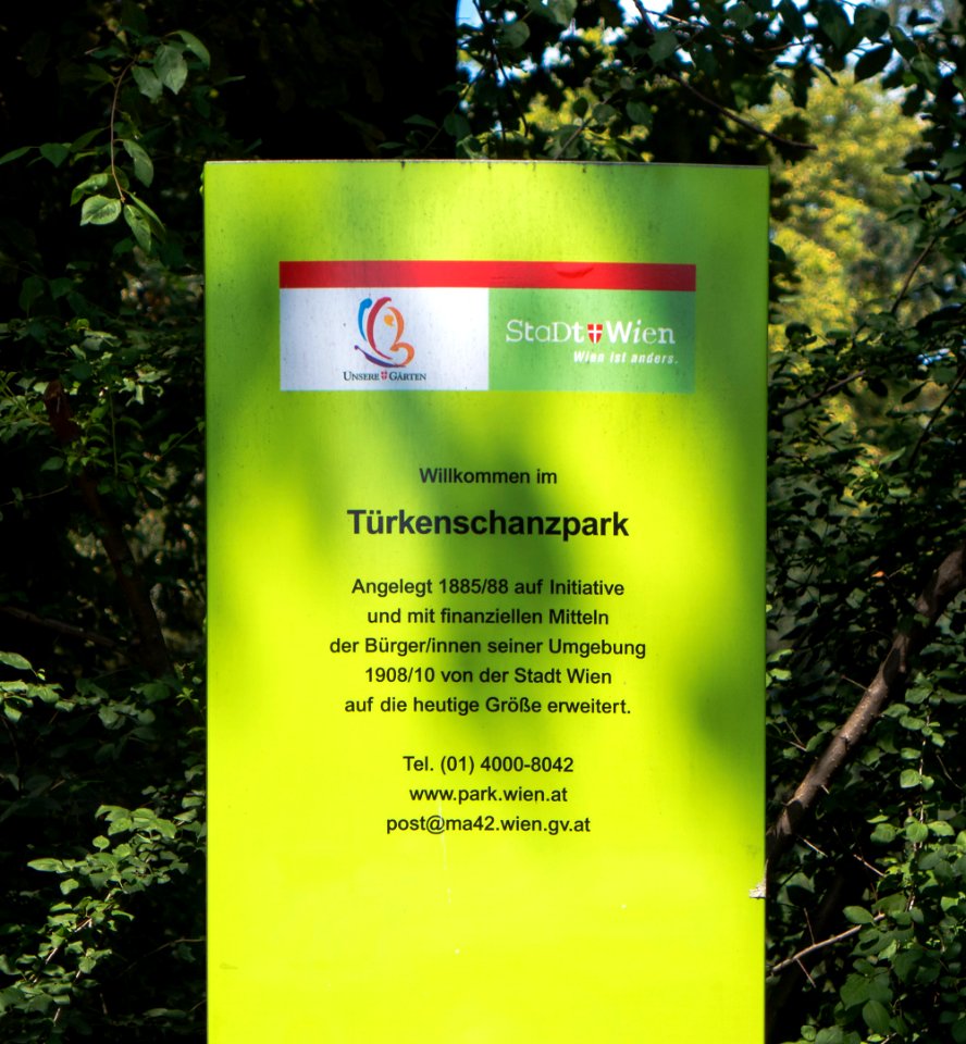 Wien 18 Türkenschanzpark zb