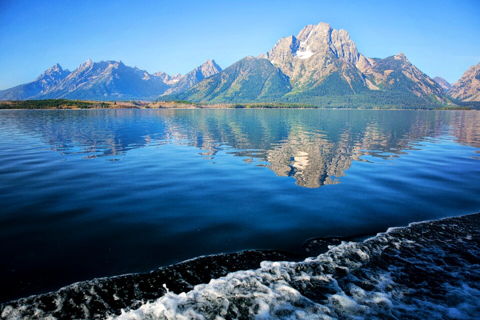 Lake landscape travel