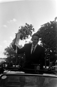 Wielrenner Joop Zoetemelk gehuldigd in woonplaats Rijpwetering n.a.v. tweede pla, Bestanddeelnr 923-6832