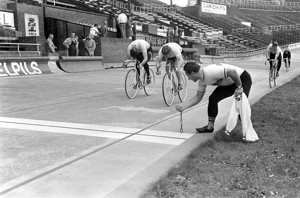 Wielrennen wereldkampioenschappen op de baan in Olympisch Stadion Amsterdam. Has, Bestanddeelnr 920-6203