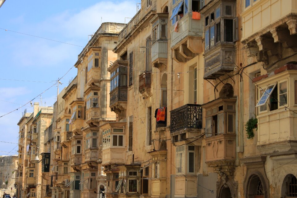 Urban landscape sea malta