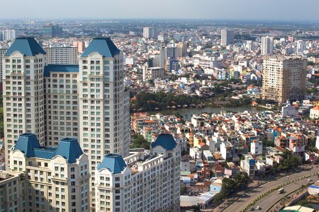 Saigon vietnam the horizon