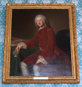 William Pitt, 1st Earl of Chatham, by William Hoare of Bath, 1754, photograph of the original painting - Stowe House - Buckinghamshire, England - DSC07116