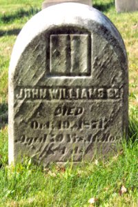 Williams (John Sr.), St. Clair Cemetery, 2015-10-06, 01