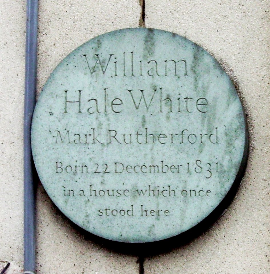 WilliamHaleWhiteRoundPlaque