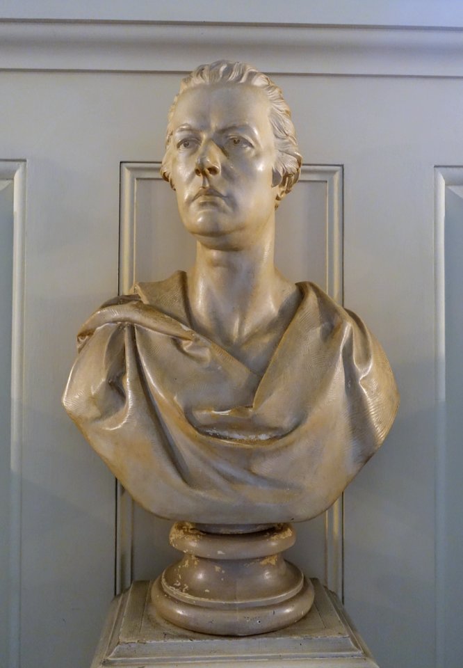 William Pitt the younger, after Joseph Nollekens, 1810-1900, plaster - Kingston Lacy - Dorset, England - DSC03563
