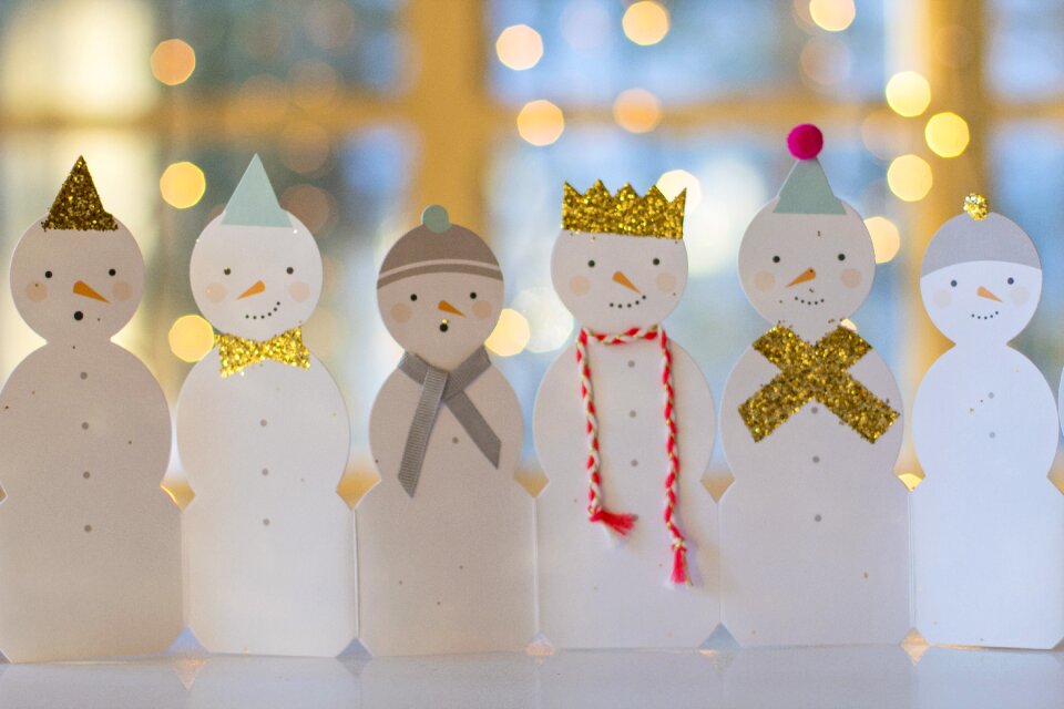 Christmas celebration snow