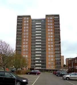 Wiltshire House, Lavender Street, Brighton (March 2013)