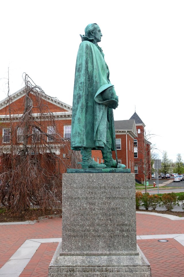 William Shepard by Henry Augustus Lukeman - Westfield, MA - DSC02289