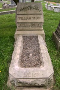 William Thaw Grave, Allegheny Cemetery, 2015-06-19, 01