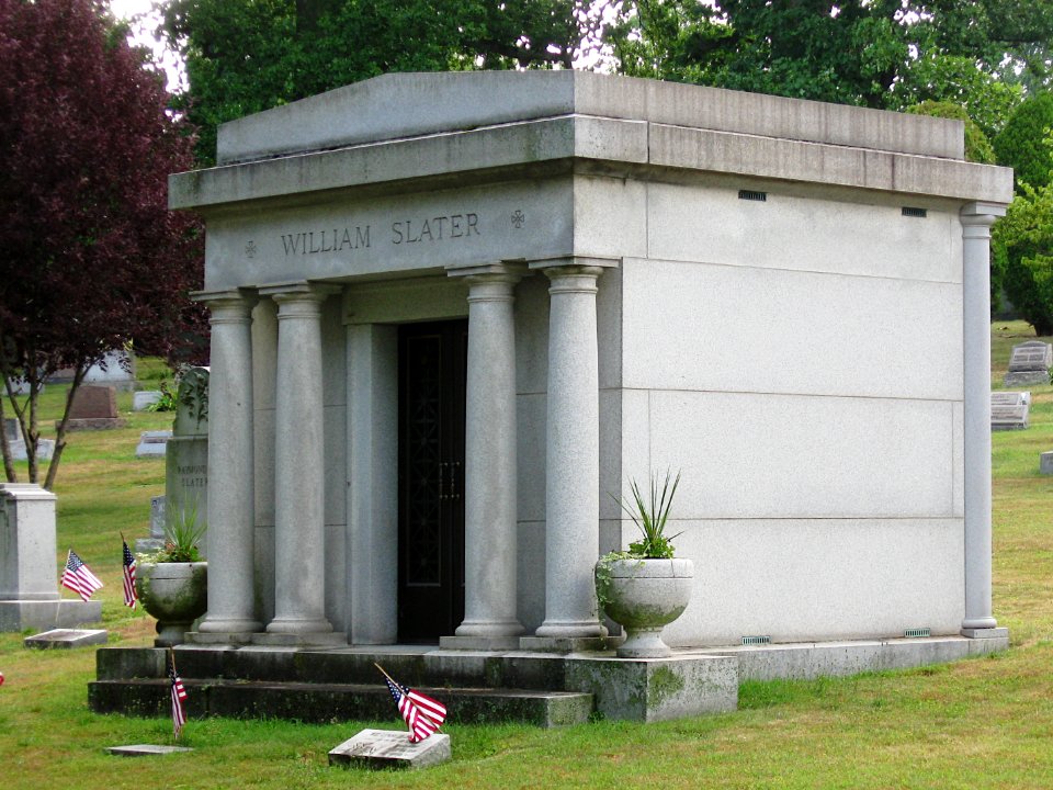 William Slater mausoleum, Mount Lebanon Cemetery, 2020-07-24, 02