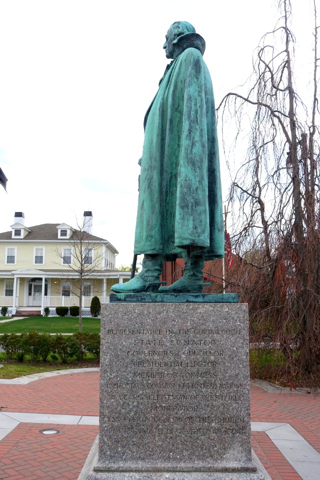 William Shepard by Henry Augustus Lukeman - Westfield, MA - DSC02285