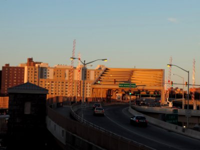 Willis Av Br near sunset fr TBB & 1st Av jeh