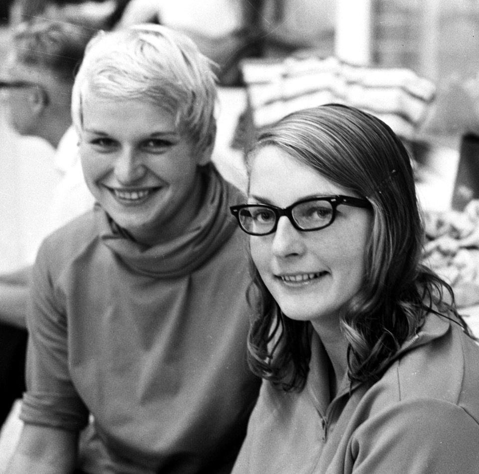 Wiltrud Urselman and Corrie Winkel 1963