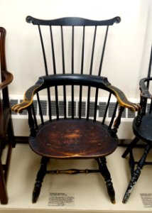 Windsor armchair, New England, 1750-1790 - Dedham Historical Society - Dedham Massachusetts - DSC04176