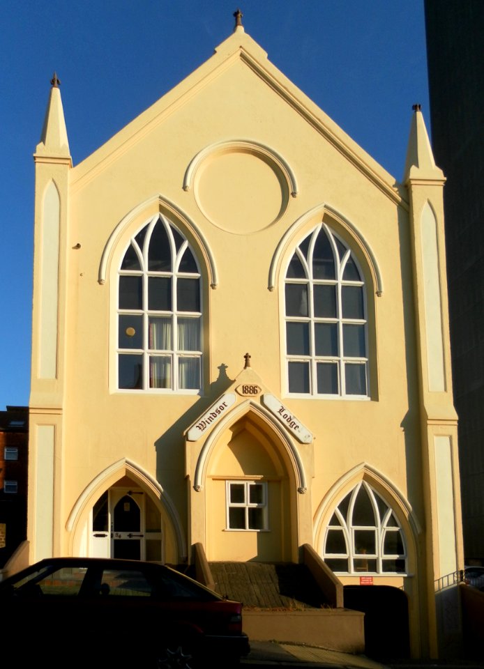 Windsor Lodge (former Gordon Mission Hall), High Street, Kemptown, Brighton (October 2011)