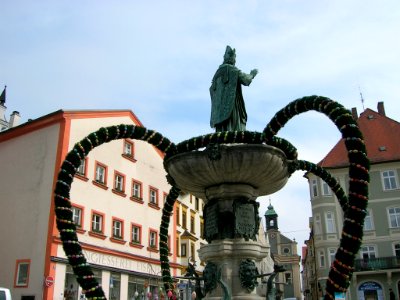 Willibaldsbrunnen Eichstätt -Ostern 2013 (4)