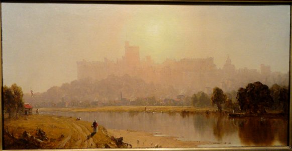 Windsor Castle, Sanford Robinson Gifford, c. 1860 - Museum of Fine Arts, Springfield, MA - DSC03904