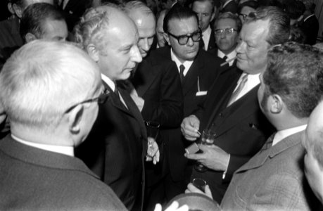 Willy Brandt (SPD) gekozen tot bondskanselier van West- Duitsland te Bonn, Bestanddeelnr 922-8912