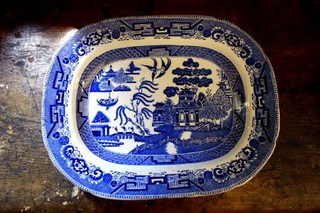 Willow ware - Longfellow National Historic Site - DSC04843