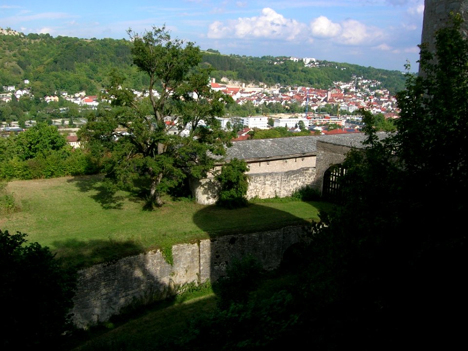Willibaldsburg Eichstätt -Burgbergseite Zeughaus