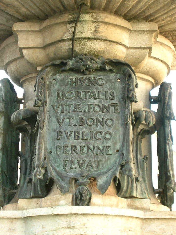 Willibaldsbrunnen Eichstätt -Details N2