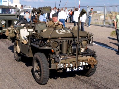 WILLYS JEEP -WILLYS MB- dutch licence registration BE-08-06-