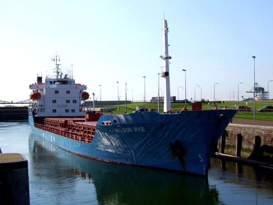Wilson Rye 7382677 at the locks of IJmuiden, Port of Amsterdam