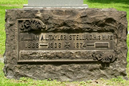 William A. L. Taylor Monument, Homewood Cemetery, 2015-05-24, 01