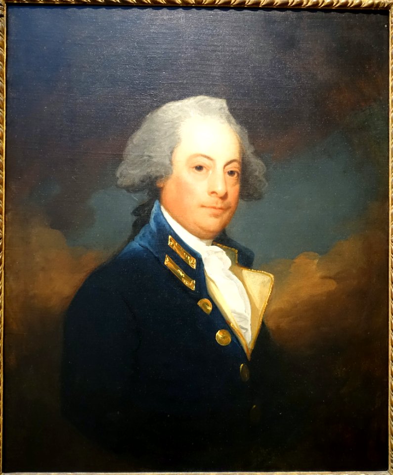 William, the Second Viscount Courtenay (Portrait of Earl of Devon William Courtenay), by Gilbert Stuart, c. 1785-1786, oil on canvas - Portland Art Museum - Portland, Oregon - DSC08902