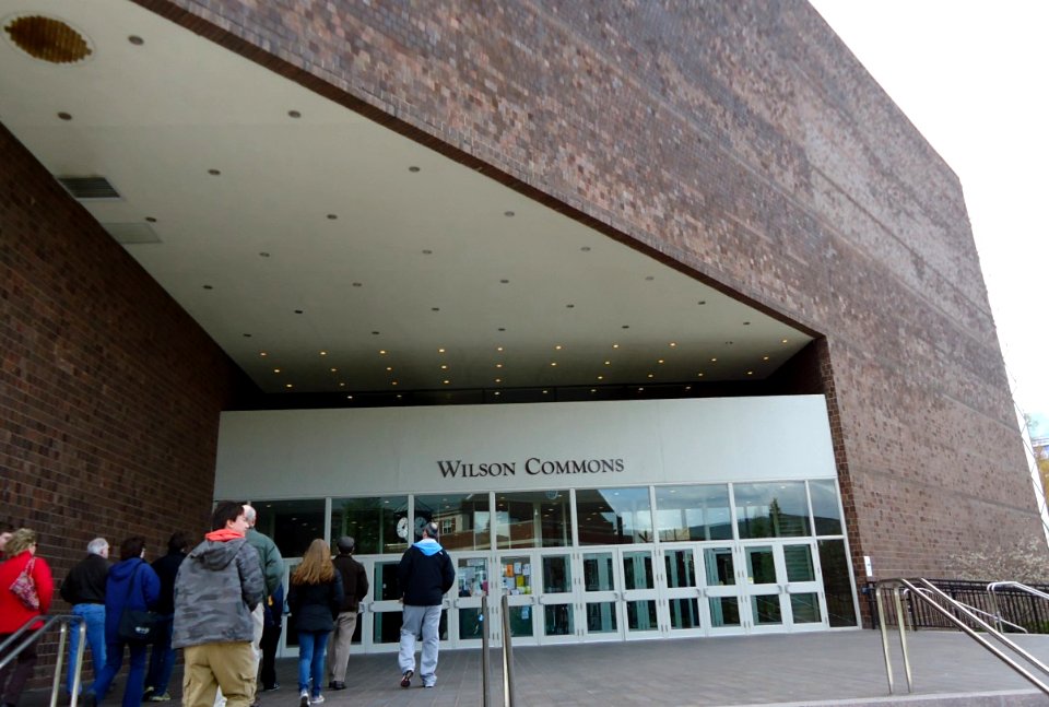 Wilson Commons entrance at the University of Rochester