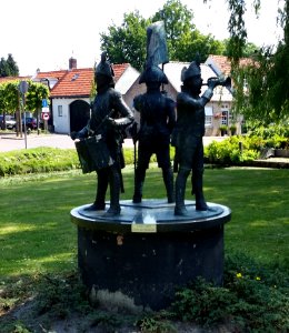 Willemstad kunstwerk drie soldaten