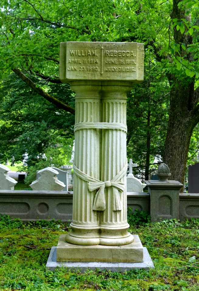 William & Rebecca Warren - Mount Auburn Cemetery - DSC04356