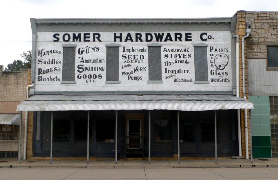 Wilson, Kansas Somer Hardware bldg 1