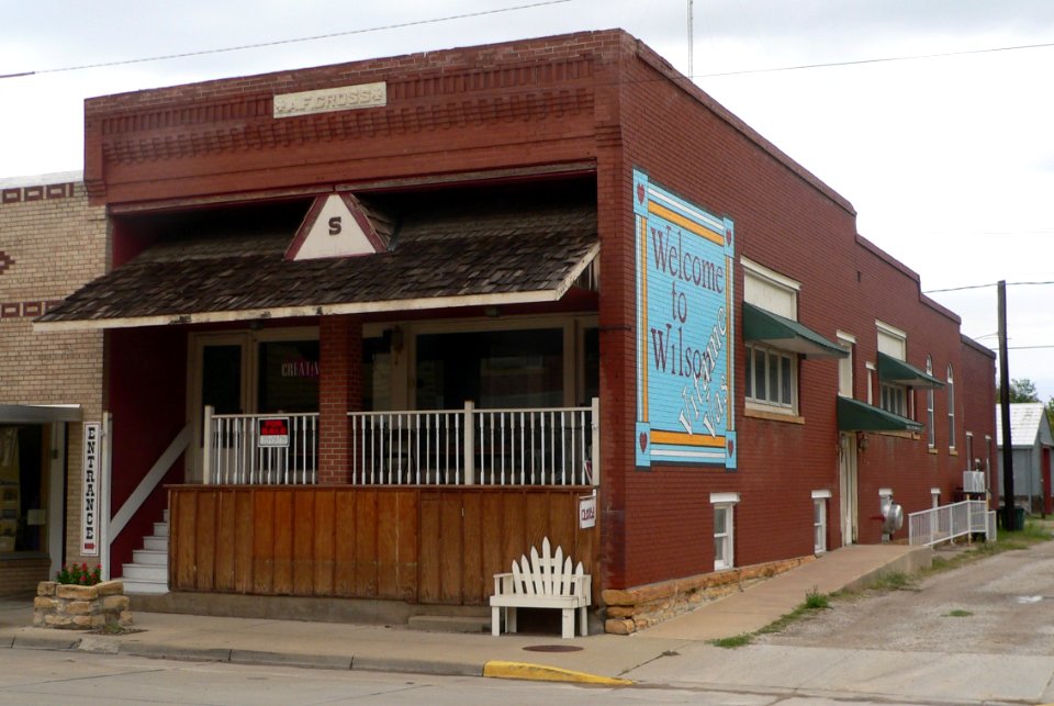 Wilson, Kansas A. F. Cross bldg 1