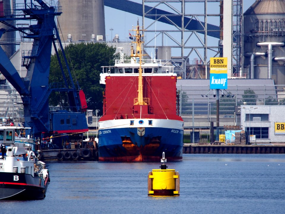WILSON CORINTH - IMO 9158109 - Callsign V2BB2 at Amsterdam