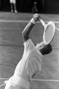 Wimbledonspelers spelen op Mets-banen in Scheveningen, Bestanddeelnr 912-7139