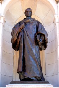 William Ellery Channing statue by Herbert Adams - Boston Public Garden - Boston, MA - DSC08125
