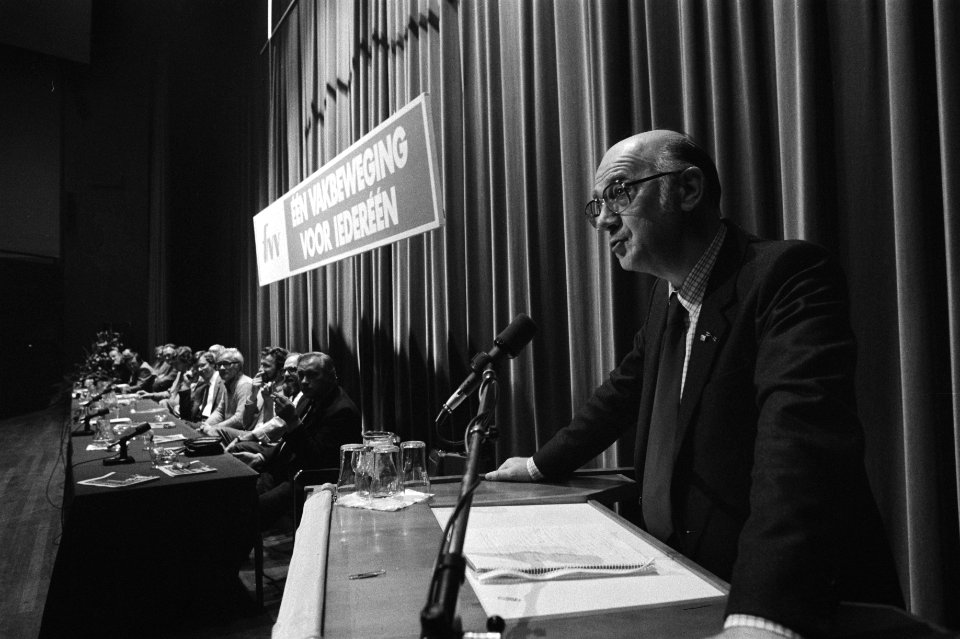 Wim Spit tijdens zijn afscheidsrede, Bestanddeelnr 931-7160