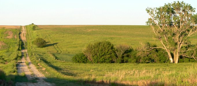 William Cather homestead site from W 2