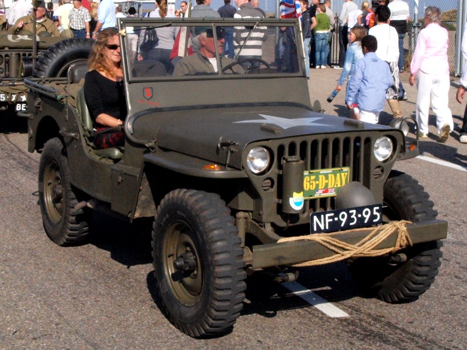 WILLYS MB dutch licence registration NF-93-95-