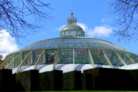 Winter Garden - Laeken Royal Greenhouses - Royal Castle of Laeken - Brussels, Belgium - DSC07399