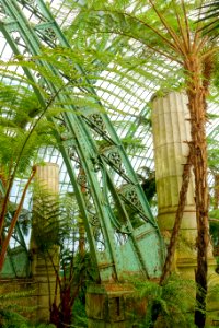 Winter Garden interior detail - Laeken Royal Greenhouses - Royal Castle of Laeken - Brussels, Belgium - DSC07444